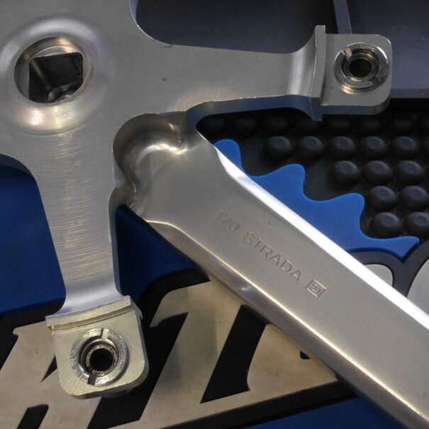 Campagnolo Strada Super Record Crankset - Etched Logo - 170