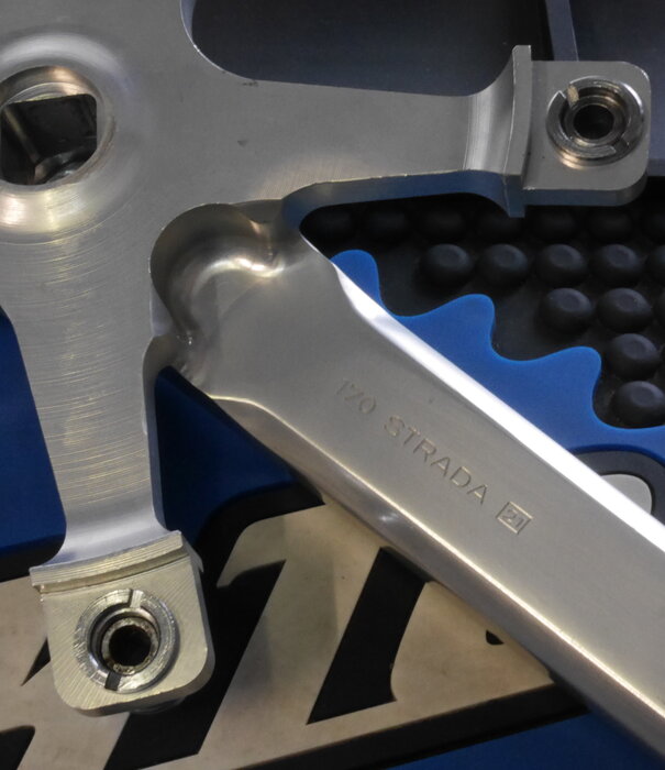 Campagnolo Strada Super Record Crankset - Etched Logo - 170