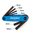 PARK TOOL AWS-11 Folding Hex Wrench Set