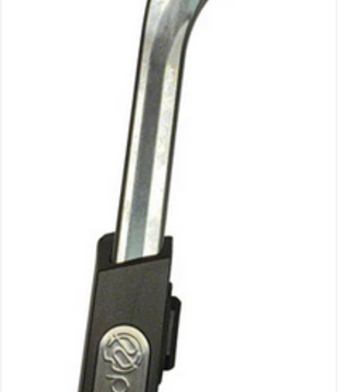 Portland Design Works Power Stance Rear Mount Adjustable Kickstand: 40mm Spacing, Silver