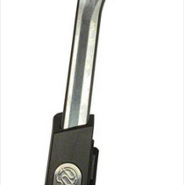 Portland Design Works Power Stance Rear Mount Adjustable Kickstand: 40mm Spacing, Silver