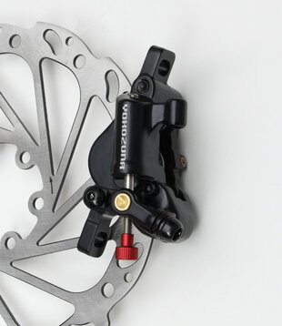 Road Motoko Rear Disc Brake, 74mm/160mm - Gray