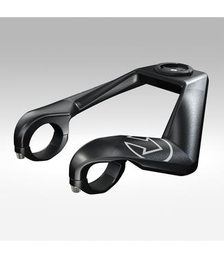 Compact Carbon Clip-on 31.8mm w/Computer Mount