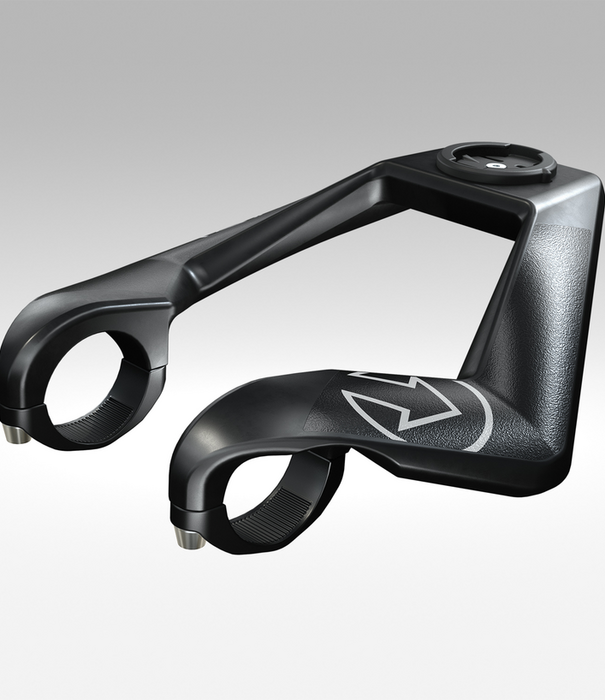 Compact Carbon Clip-on 31.8mm w/Computer Mount