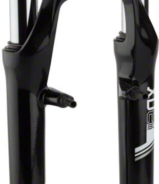SR Suntour XCM Suspension Fork - 26", 1-1/8" Threaded Steerer, 100mm, Rim and Disc, Black