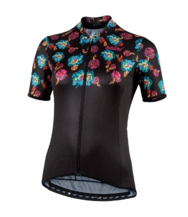NALINI Turin 2006 short sleeve Womens blk/flowers S