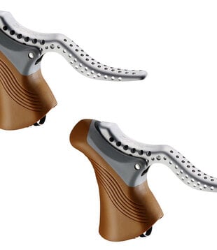 RRL-SR Ultralight Non-Integrated Brake Levers - Pair, Gum/Silver