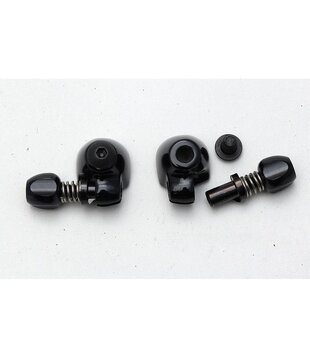 QR Cable Stop Adjusters, Pair - Black