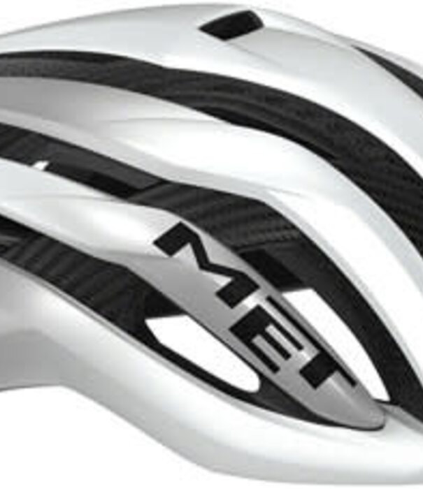 Trenta 3K Carbon MIPS Helmet - White/Silver Metallic