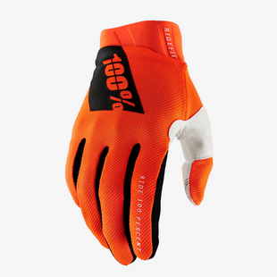Ridefit Gloves, Fluo Orange, Medium