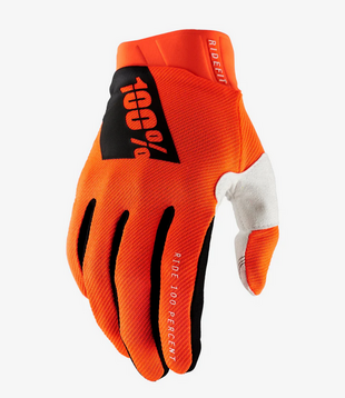 Ridefit Gloves, Fluo Orange, Medium