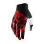 100% Celium 2 Gloves, Black/Red, Small
