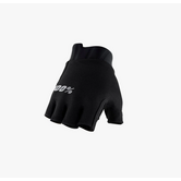 Exceeda Gel Short Finger Road Gloves, Black, Medium