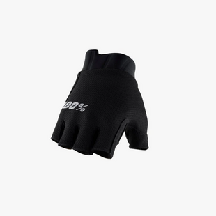 Exceeda Gel Short Finger Road Gloves, Black, Medium