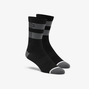 Flow Performance Socks, L/XL, Black/Grey