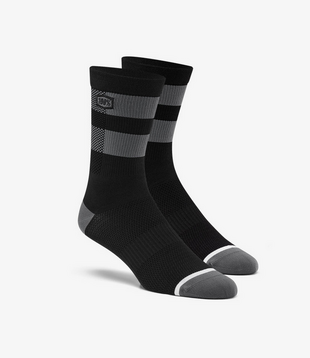 Flow Performance Socks, L/XL, Black/Grey