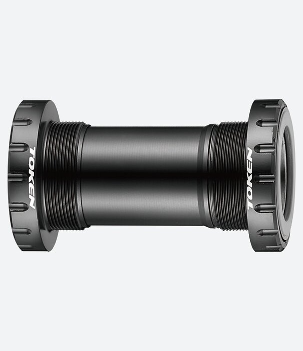Token BB386BSA Threaded Bottom Bracket - English BB386 Black