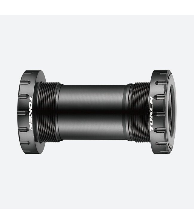 Token BB386BSA Threaded Bottom Bracket - English BB386 Black