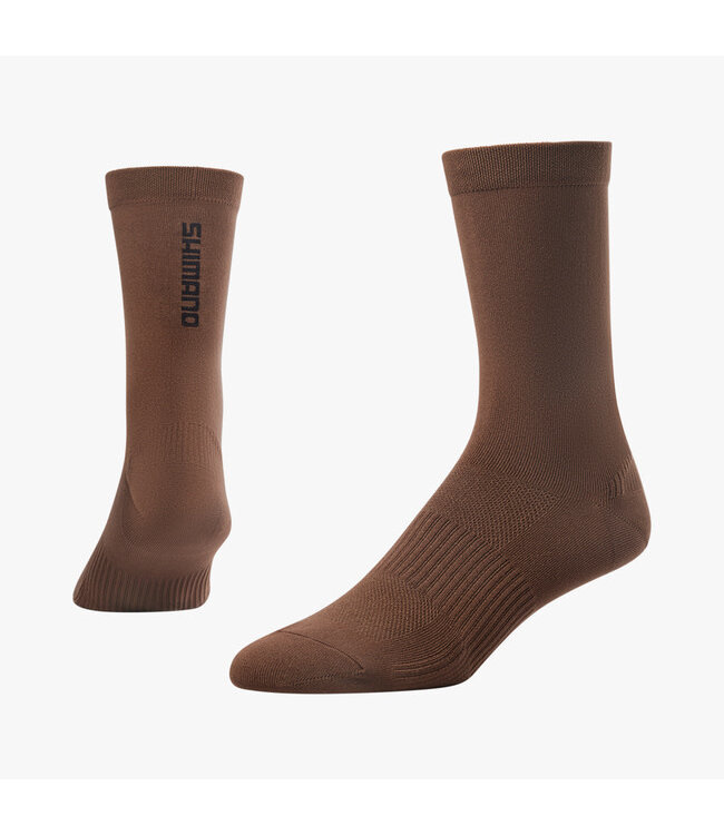 SHIMANO GRAVEL SOCKS S-M Coffee