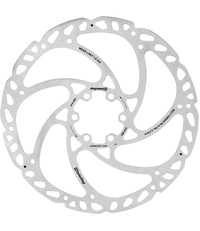 SwissStop Catalyst One 6 Bolt, Rotor, 160mm, ISO 6B