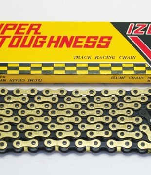 Izumi Chain V Super Toughness 1/8" Chain, Gold/Black