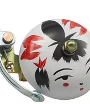 Crane Bell Hand Painted Onna