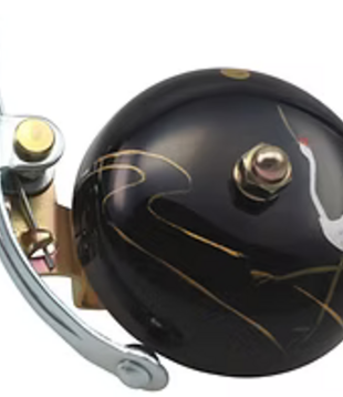 Tsuru Crane Bell Hand Painted
