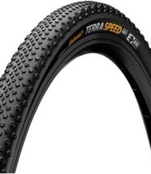 Continental Terra Speed Tire - 700 x 35, Tubeless, Folding, Black, BlackChili, ProTection, E25