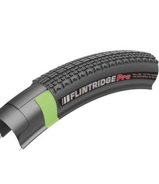 kenda Flintridge Pro, Tire, 700x35C, Folding, Tubeless Ready, GCT, DTC, 120TPI, Black