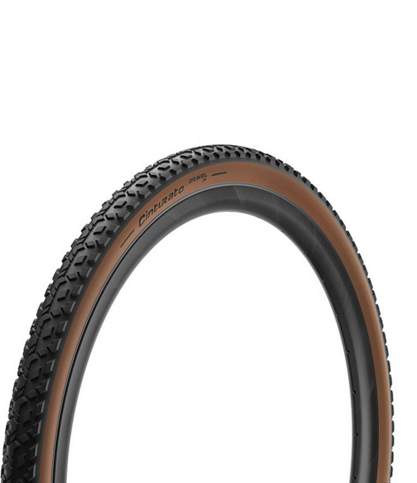 Pirelli  Cinturato M, Gravel Tire, 700x45C, Folding, Tubeless Ready, SpeedGrip, ArmourTech, 127TPI, Tanwall