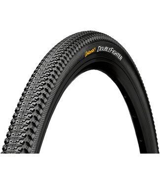 Continental Continental DoubleFighter III Tire - 26 x 1.90, Clincher, Wire, Black, Sport
