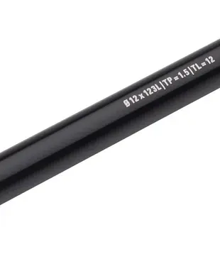 WHISKY No.9 Thru Bolt - 12mm, 123mm, P1.5, TL12, Black