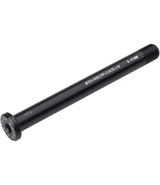 Whisky Parts Co. WHISKY No.9 Thru Bolt - 12mm, 123mm, P1.5, TL12, Black