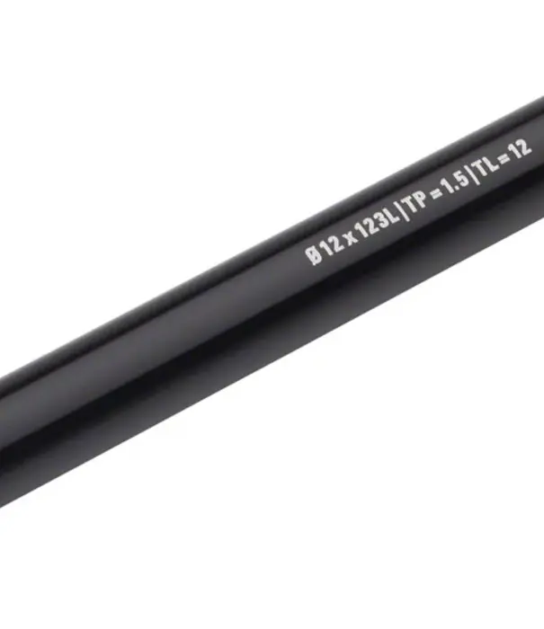 Whisky Parts Co. WHISKY No.9 Thru Bolt - 12mm, 123mm, P1.5, TL12, Black