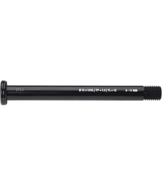 Whisky Parts Co. WHISKY No.9 Thru Bolt - 12mm, 120mm, P1.5, TL12, Black