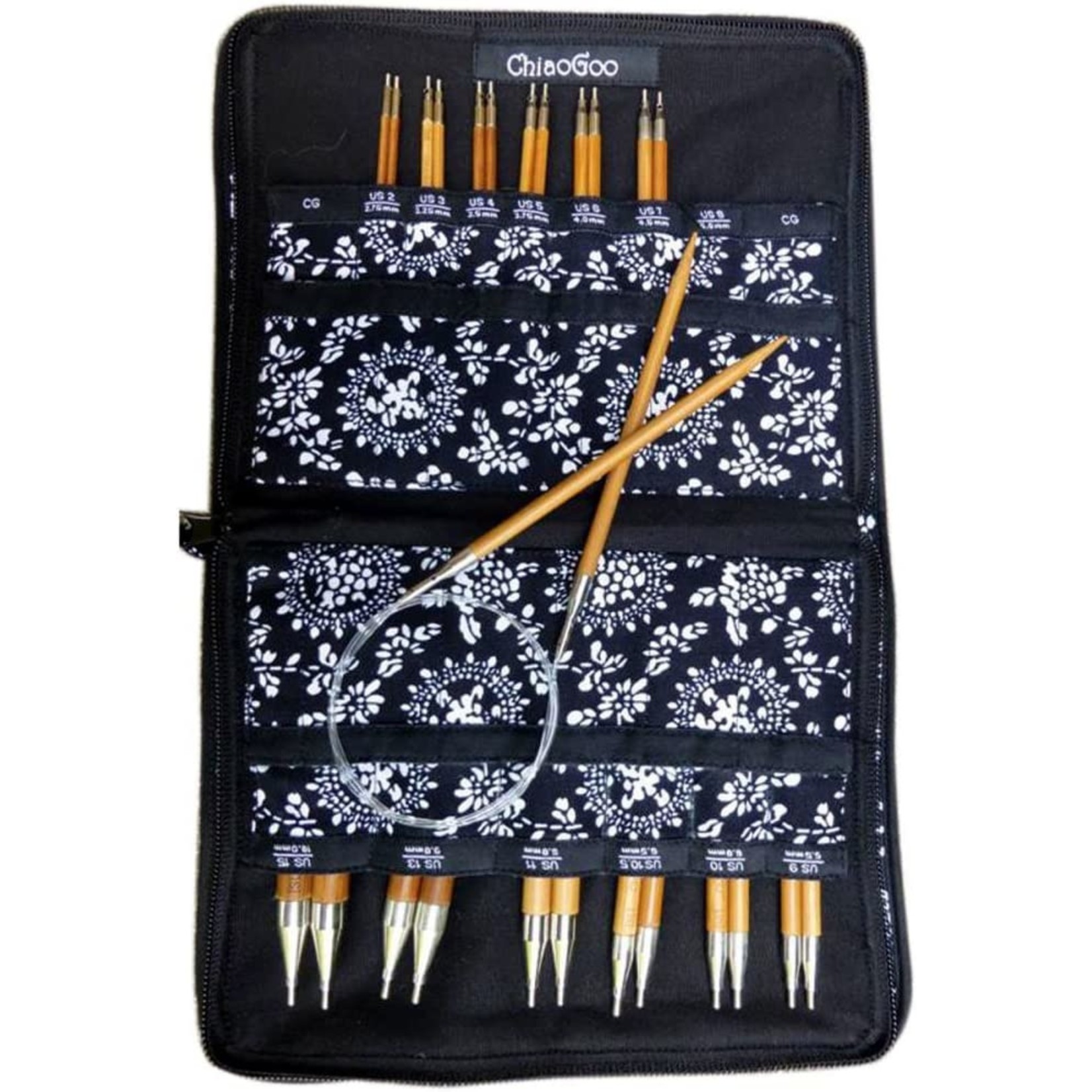 ChiaoGoo SPIN Interchangeable Bamboo Knitting Needle Set - 4 – Purlescence