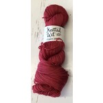 Knitted Wit Polwarth Shimmer DK, Carnelian
