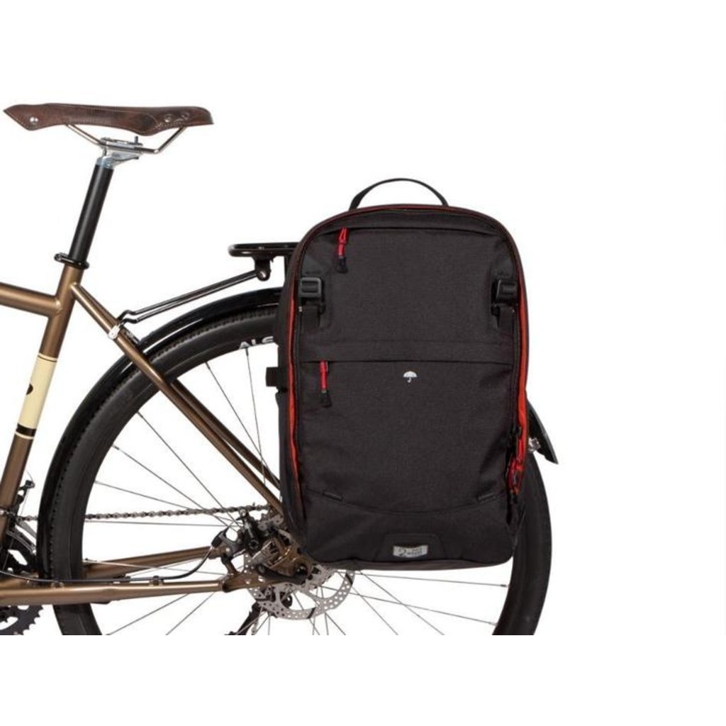 two wheel gear pannier backpack convertible