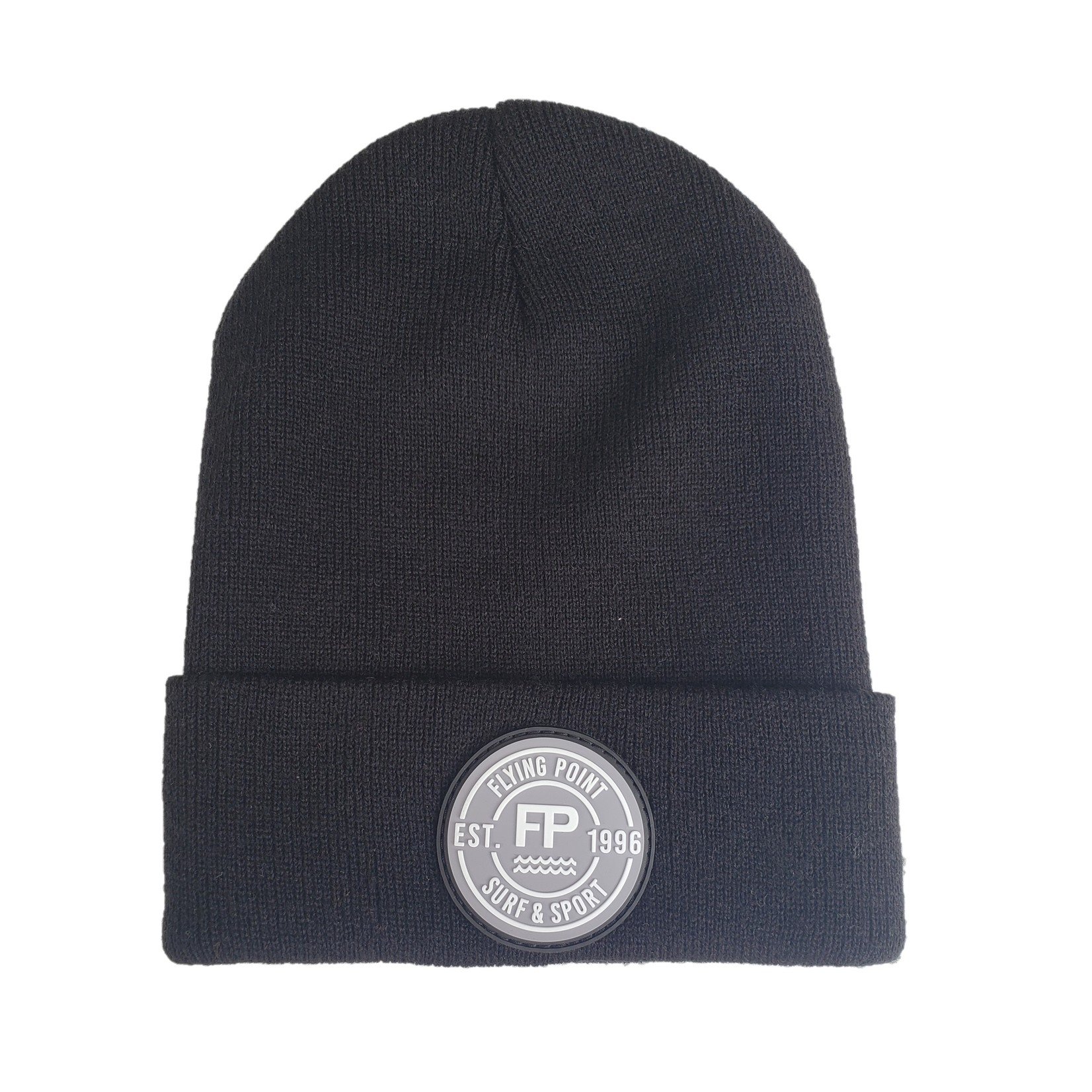 Flying Point Rubber Stamp Beanie Hat