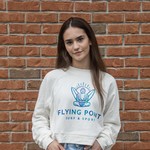 Flying Point Cropped Crew Fleece