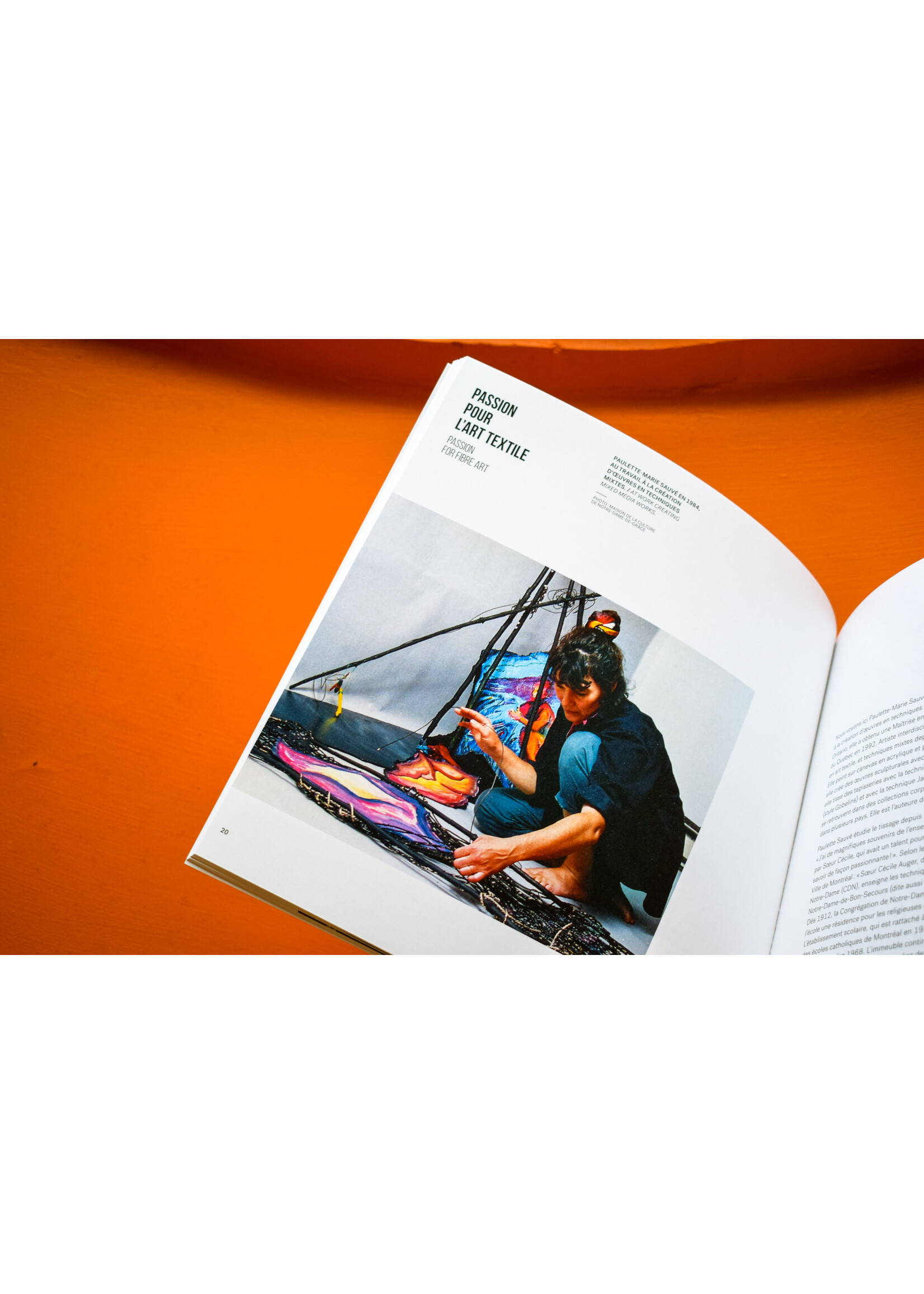 MUMAQ Vibrations sur fibres 21: Rétrospective Paulette-Marie Sauvé