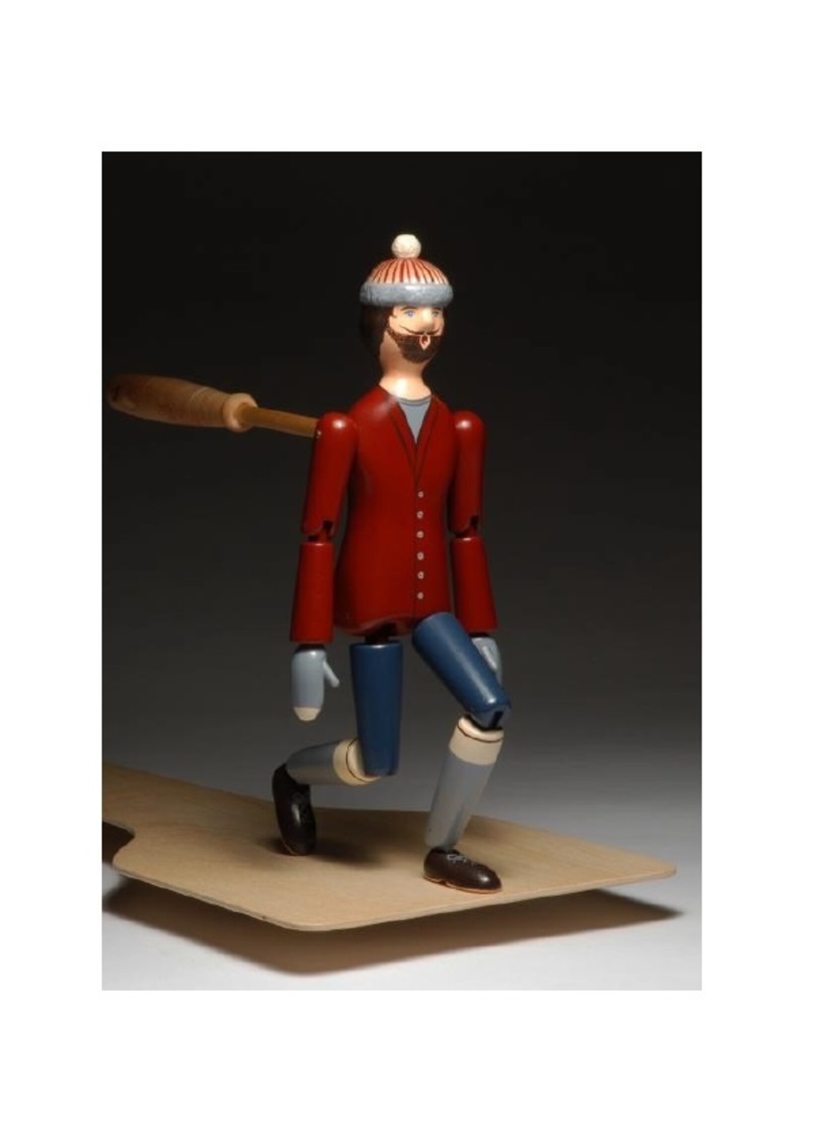 Viatour-Bertiaume Greeting card «Bonhomme gigueur québécois»