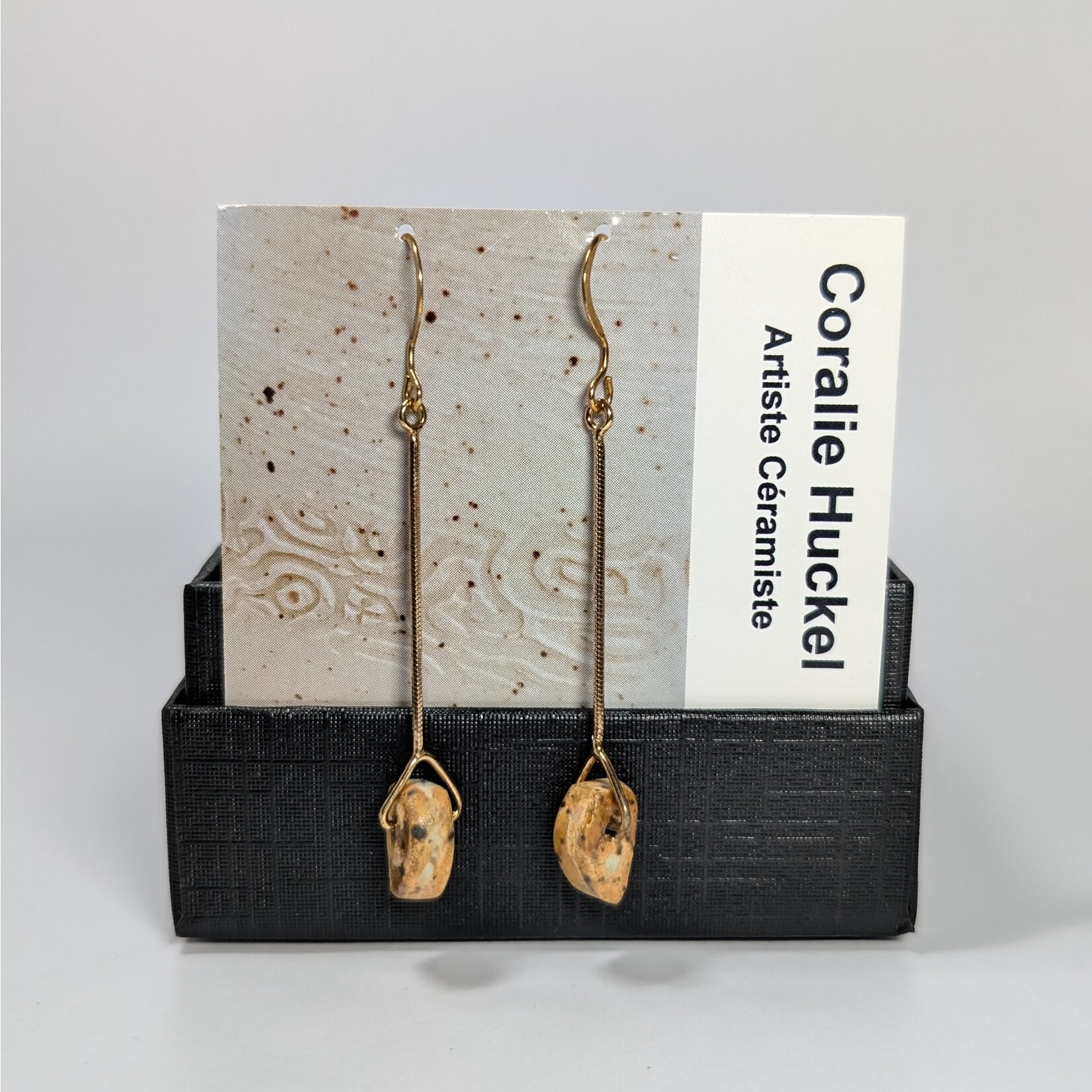 Coralie Huckel MUMAQ-B0010 - Coralie Huckel - Collection Arenas - Boucles d’oreilles longues