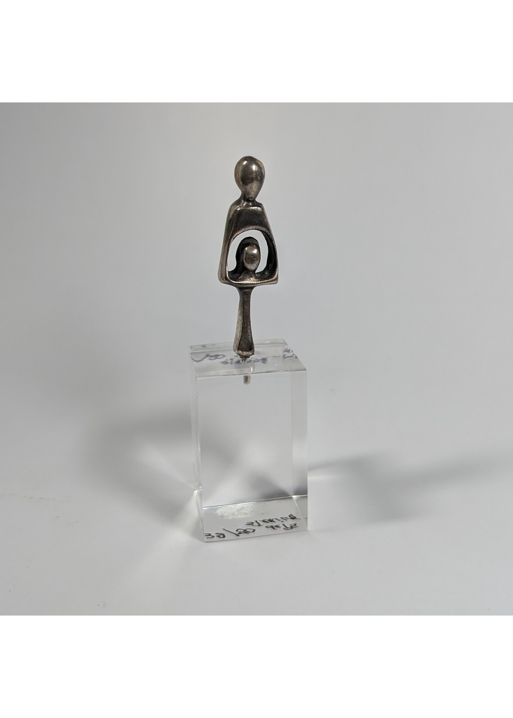 de Passillé-Sylvestre de Passillé-Sylvestre - Sculpture Femme et son oeuf - Série NO.13