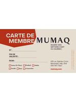 Carte membre MUMAQ