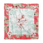 Scarlett Design Bergeron, Natalie [Scarlett] - Foulard Carré Magnolias - Vermillon