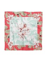 Scarlett Design Bergeron, Natalie [Scarlett] - Foulard Carré Magnolias - Vermillon