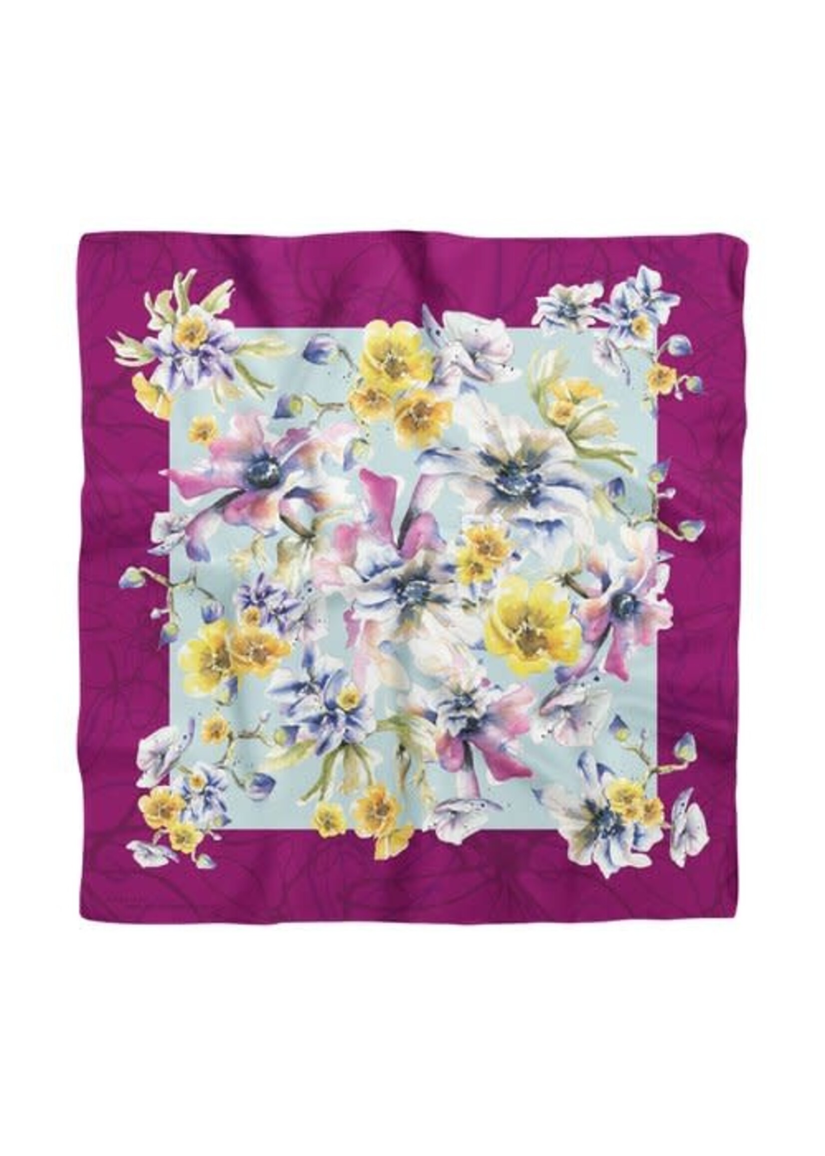 Scarlett Design Scarlett Design  - Foulard Carré « Cottage Fuchsia Vibe »