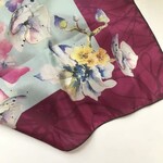 Scarlett Design Natalie Bergeron [Scarlett] - Foulard Carré « Cottage Fuchsia Vibe »