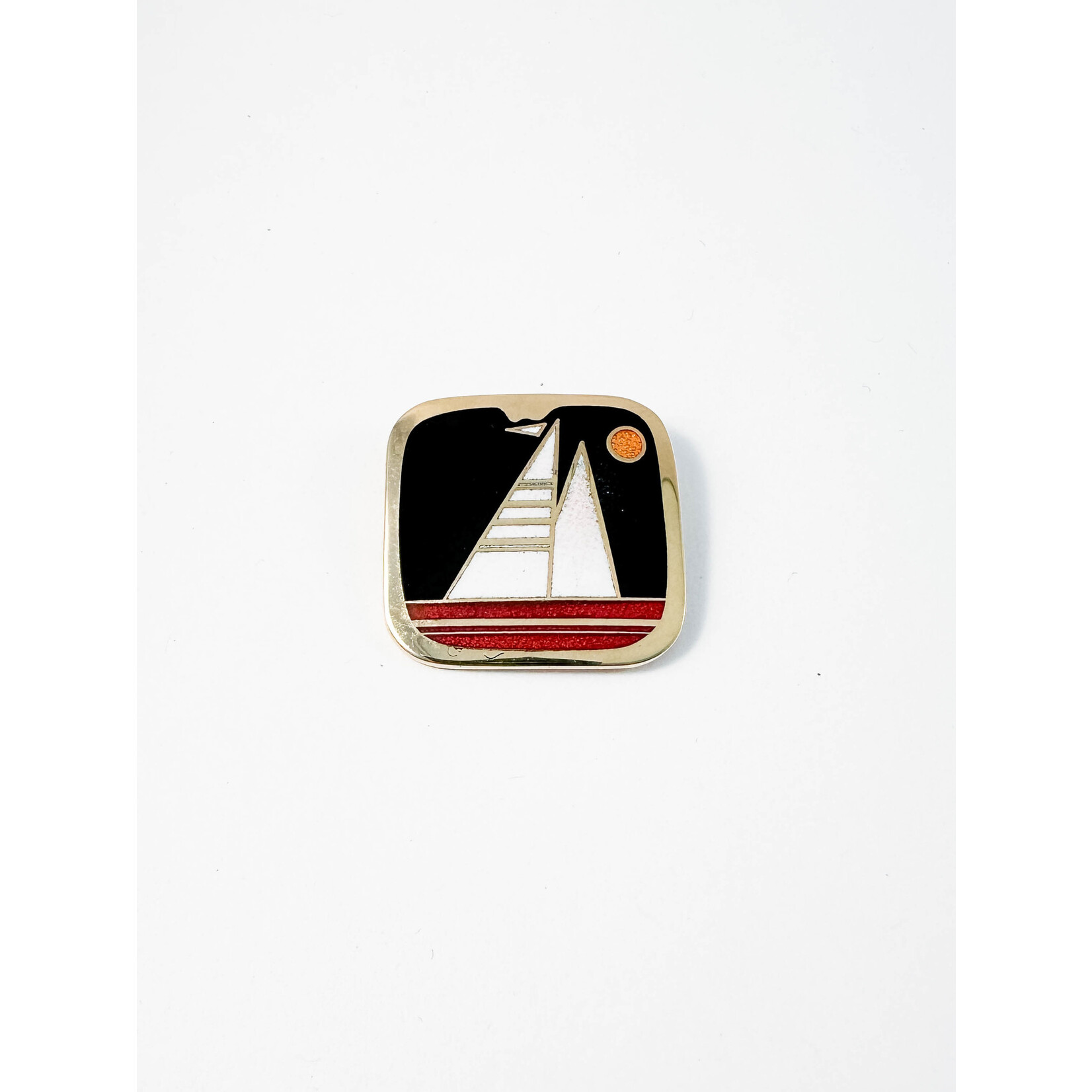 de Passillé-Sylvestre de Passillé-Sylvestre - Broche BAV Carré Bateau Noir